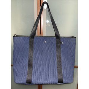 Elliott Lucca Olvera Neoprene Navy Blue Laptop Weekender XL Shoulder Bag Tote